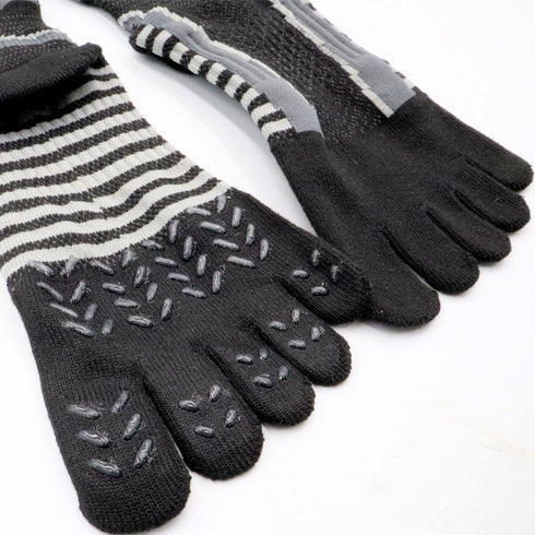 0120-909 グリップソックス2足組5本指