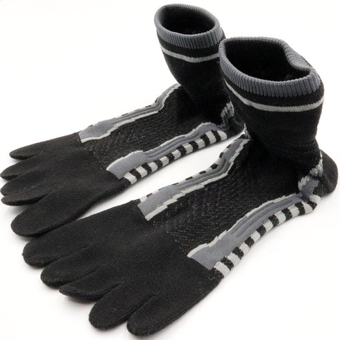 0120-909 グリップソックス2足組5本指