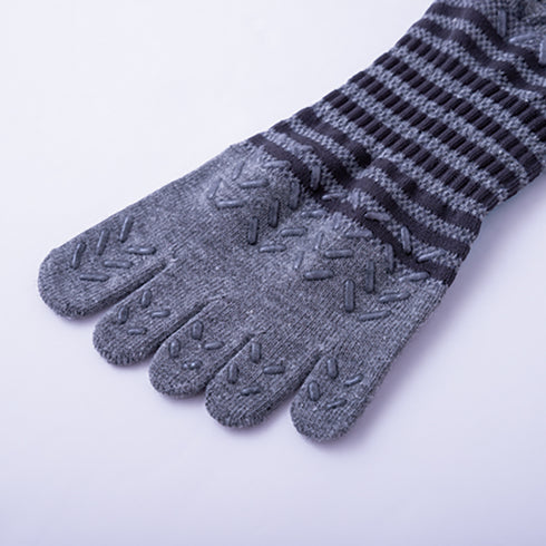 0120-909 グリップソックス2足組5本指