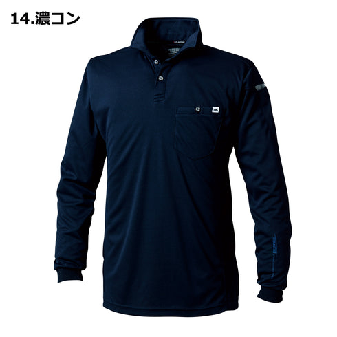 5949-614 長袖ポロシャツ