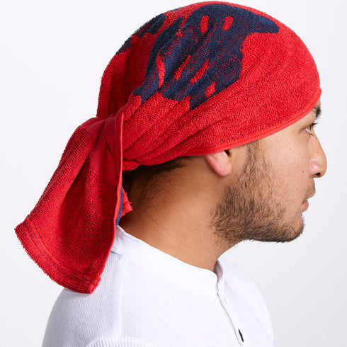 0131-962 寅壱赤耳タオル (ビッグロゴ)