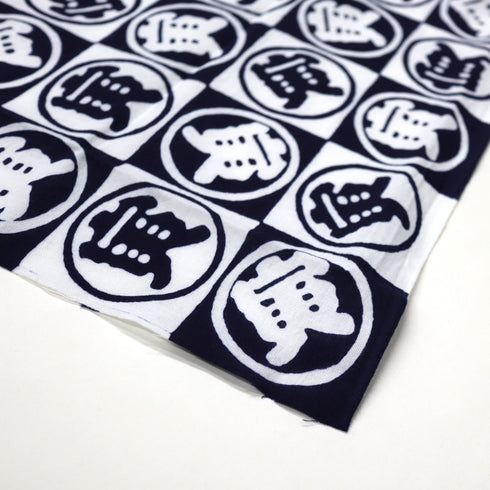 9222-962 丸寅手拭(注染)