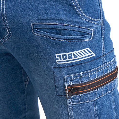 8970-219デニムカーゴパンツ