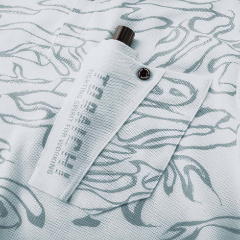 5986-621 迷彩柄半袖ポロシャツ