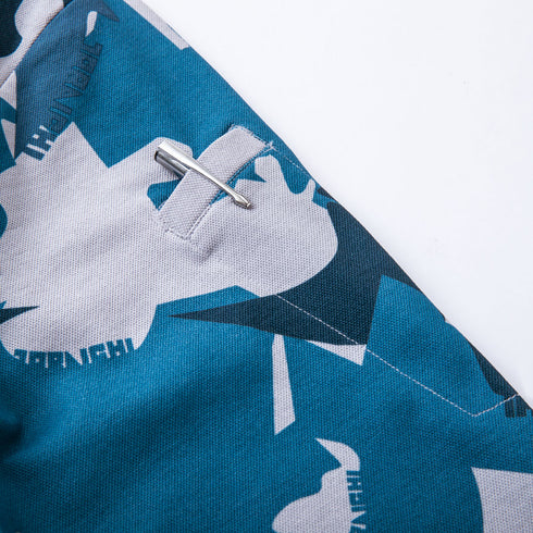 5992-614 迷彩柄長袖ポロシャツ