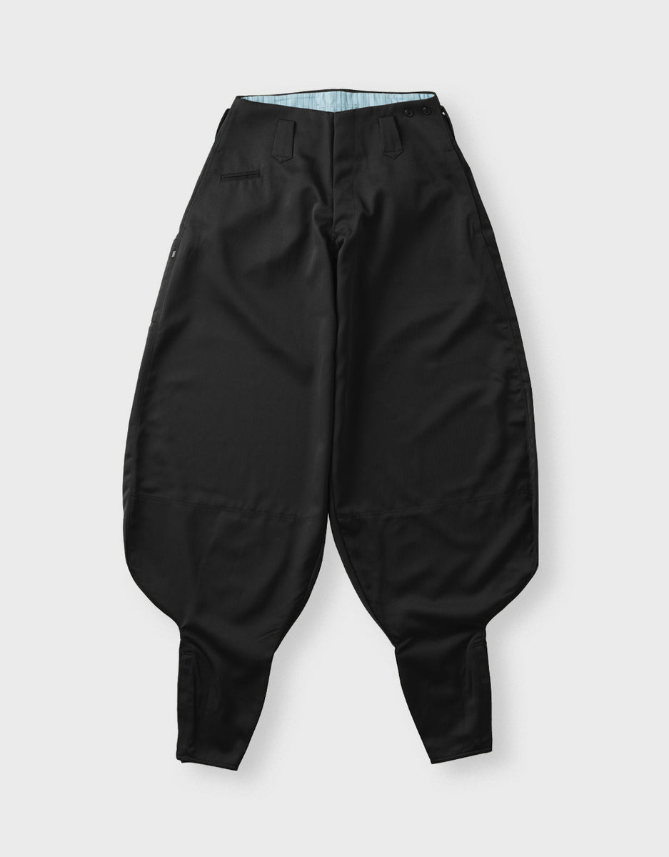 419　コンテンポラリーロンドン　ジッパーポケット付き黒パンツ 3920-418超超ロング八分 – TORAICHI ONLINE STORE