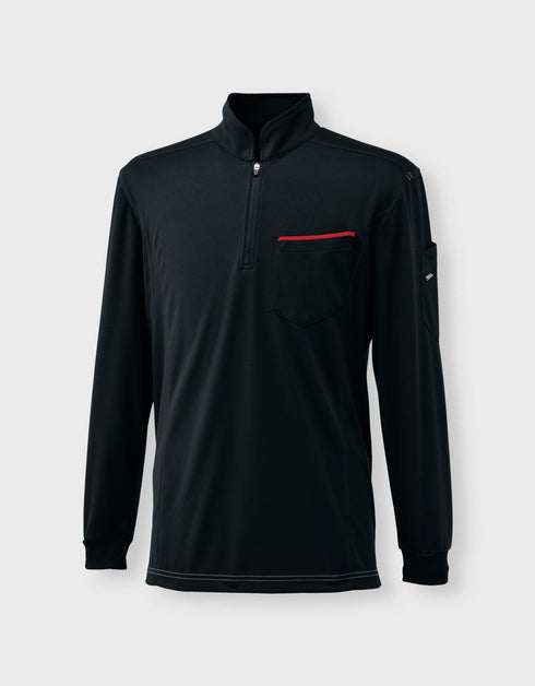 5959-623 長袖ジップアップシャツ