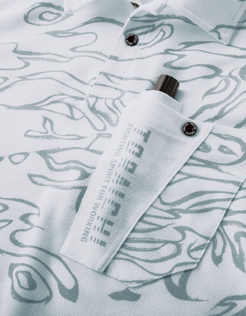 5986-621 迷彩柄半袖ポロシャツ