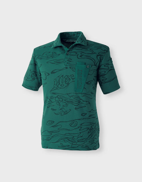 5986-621 迷彩柄半袖ポロシャツ