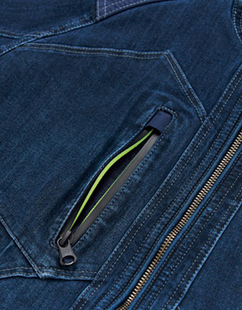 8910-124 デニム長袖ブルゾン