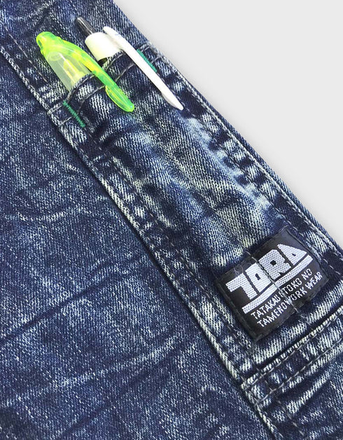 8920-124 デニム長袖ブルゾン