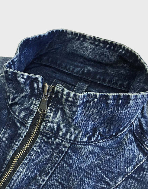 8920-124 デニム長袖ブルゾン