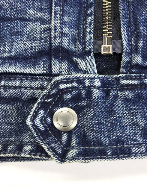 8920-124 デニム長袖ブルゾン