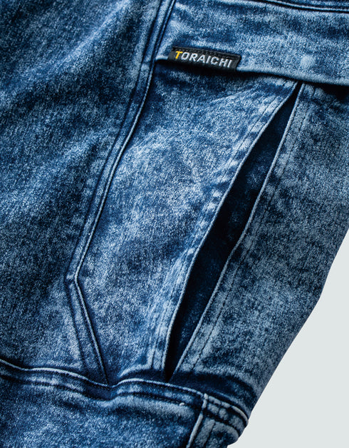 8922-235 デニムカーゴジョガーパンツ