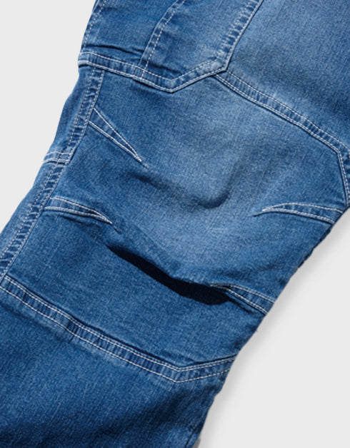 8970-235デニムカーゴジョガーパンツ