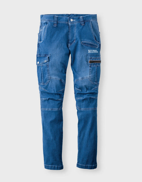8970-219デニムカーゴパンツ