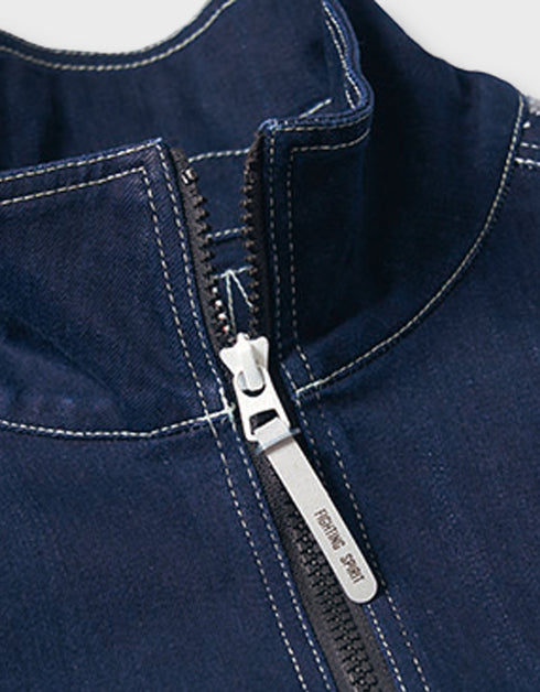 8990-124 デニム長袖ブルゾン