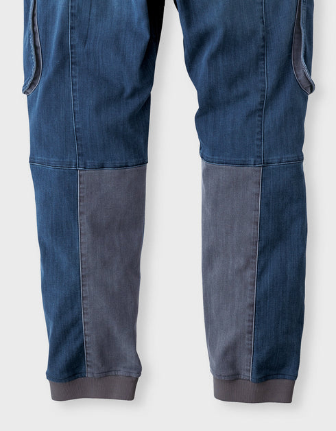 8992-235 デニムカーゴジョガーパンツ